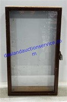 Glass Display Case - Locked w/ No Key (25 x 14 x