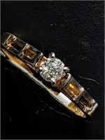 $2000 14K  Diamond(0.12ct) Ring