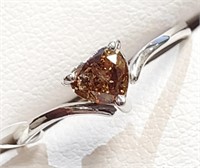 $3500 10K  Diamond Fancy Color(0.48ct) Ring