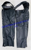 XXL Men’s Leather Motorcycle Chaps - Runs Small