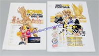 Pair of 1980’s Hawkeyes Basketball/Football