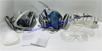 Respirator Masks & Safety Glasses