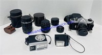 Pentax Camera Extra Lenses and Flashes