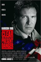 Clear and Present Danger 1994 original one sheet m