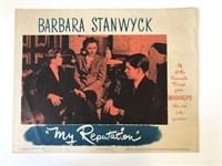 My Reputation original 1946 vintage lobby card