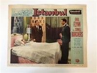 Istanbul original 1957 vintage lobby card