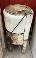 Old ringer washer, missing parts, rusty 32 X 15 in