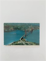 San Francisco Golden Gate Bridge vintage post card