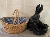 Foraging Basket & Rabbit Planter