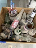 Box of Misc Bottles