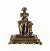 Cast Metal Napoleon Figure Matchstick Holder