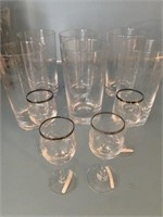 Etched Glasses & Whiskey Glasses