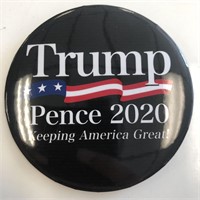 Trump Pence 2020 Keeping America Great pin