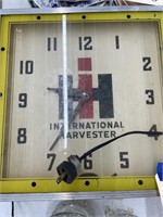 International Harvester Wall Clock, Hayden MFC.  N