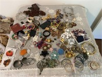 Large group of Costume Jewelry