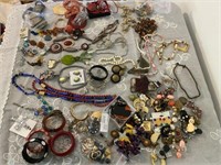 Large group of Costume Jewelry