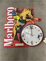 Marlboro Wall Clock Battery Operated 20 X 20