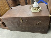 Wooden Chest 22 X 38 X 20 some damage