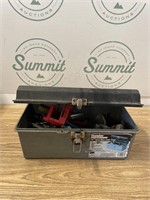 16 inch resin tool box with contents
