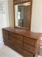 Dresser with mirror