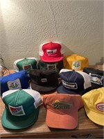 Vintage farm related caps