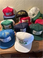 Vintage farm related caps