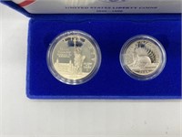 1986 Liberty Dollar & Half Dollar