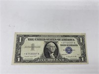 1957 Silver Certificates $1 Bill Star Note