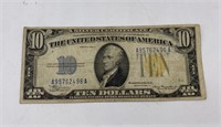 1934 Silver Certificate $10 Bill