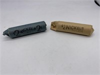 2-Rolls Buffalo Nickels-1 Not Full
