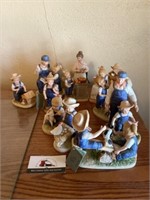 Homco Denim Days figurines