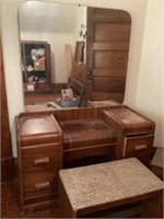 MCM vanity with bench seat