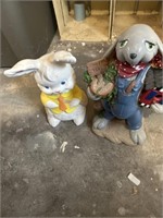 Ceramic rabbits