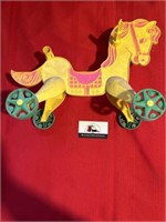 Vintage Mattel  "tippie  toes" horse toy