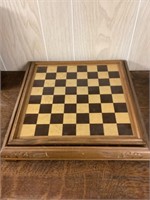 Checker and chess set