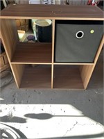 Free standing wood cubbies, shelves