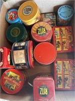 Vintage collectable tins