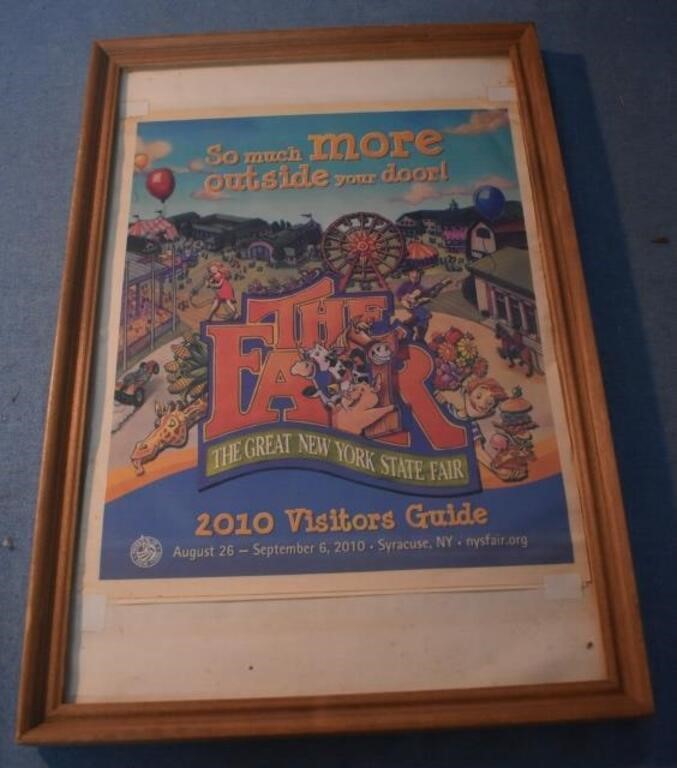 NY State Fair Poster in Frame