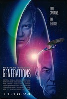 Star Trek Generations 1994 original double-sided o