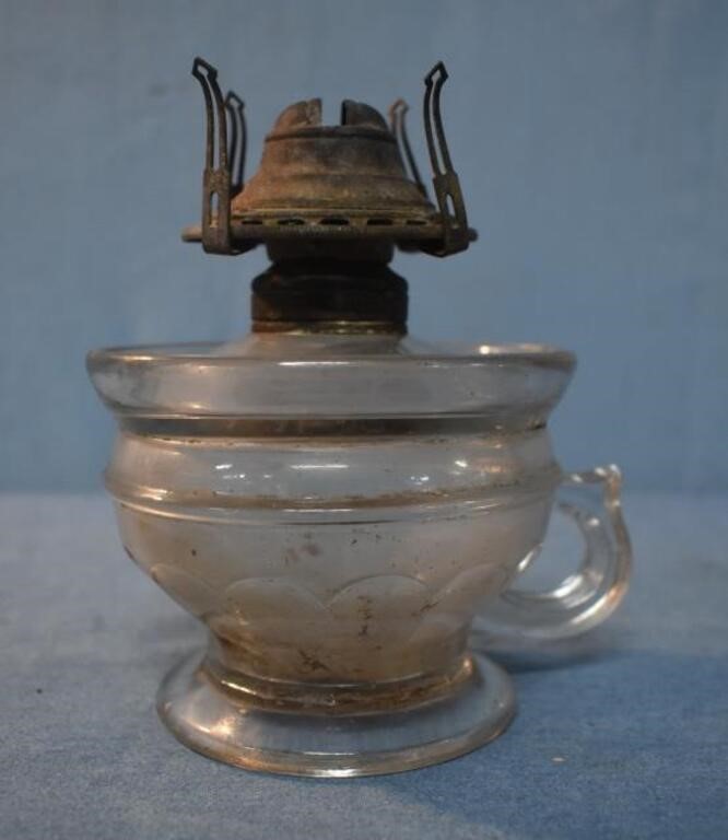 1870 Finger Oil Lamp