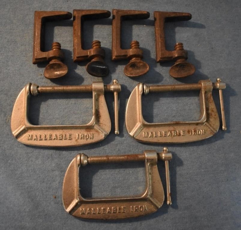 Early Metal Clamps