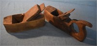 Early Wooden Snub Nose Molding Planes