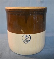 2 Gallon Stoneware Crock