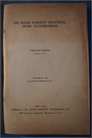 D. Roberts Practical Home Veternarian Book