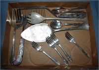 Silver Plate Assorted Flatware