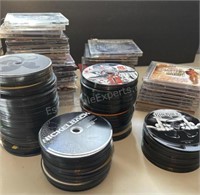 Hundreds of CDS WITH NO CASES AND EMPTY CASES