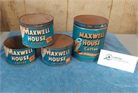 Maxwell House Coffee Cans
