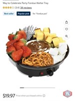 (23 pcs) Way to Celebrate Party Fondue Melter