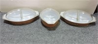 Pyrex "American Heritage" Casserole Dishes