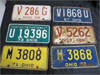 Lot Of Single License Plates